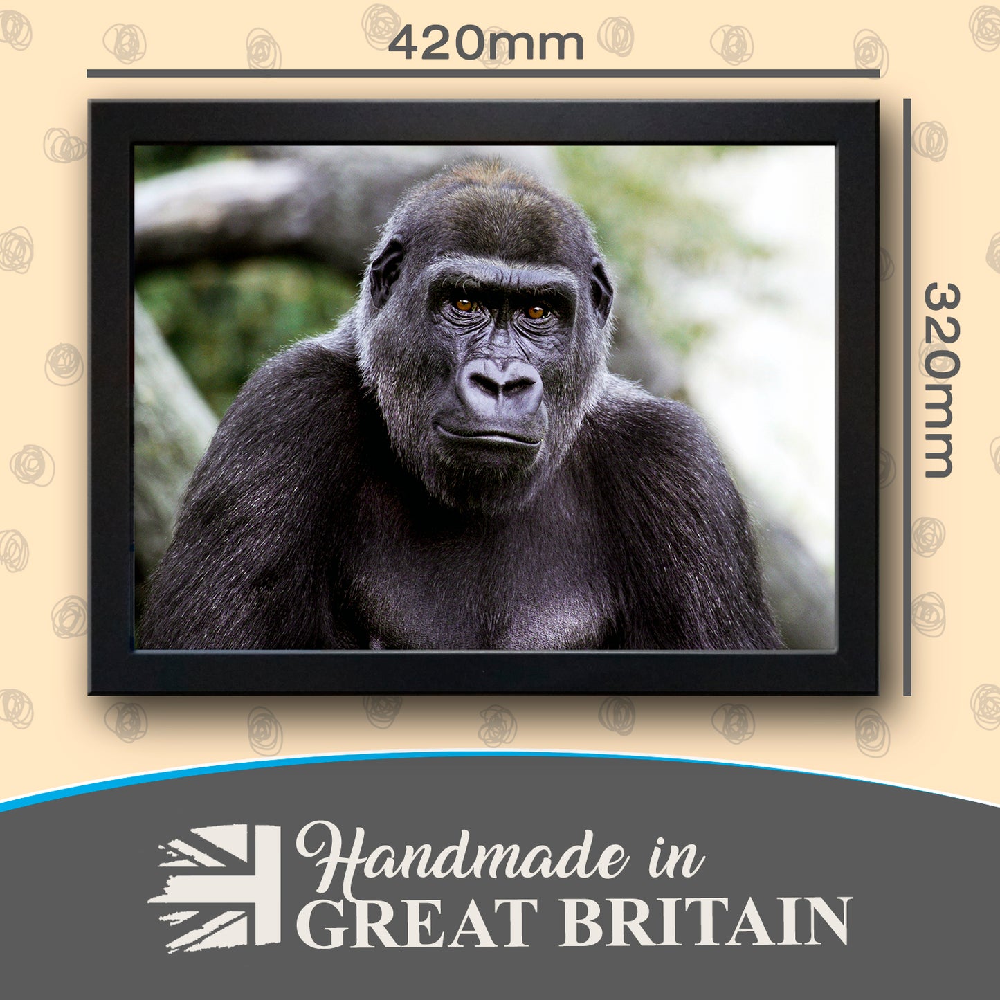 Gorilla Cushioned Lap Tray