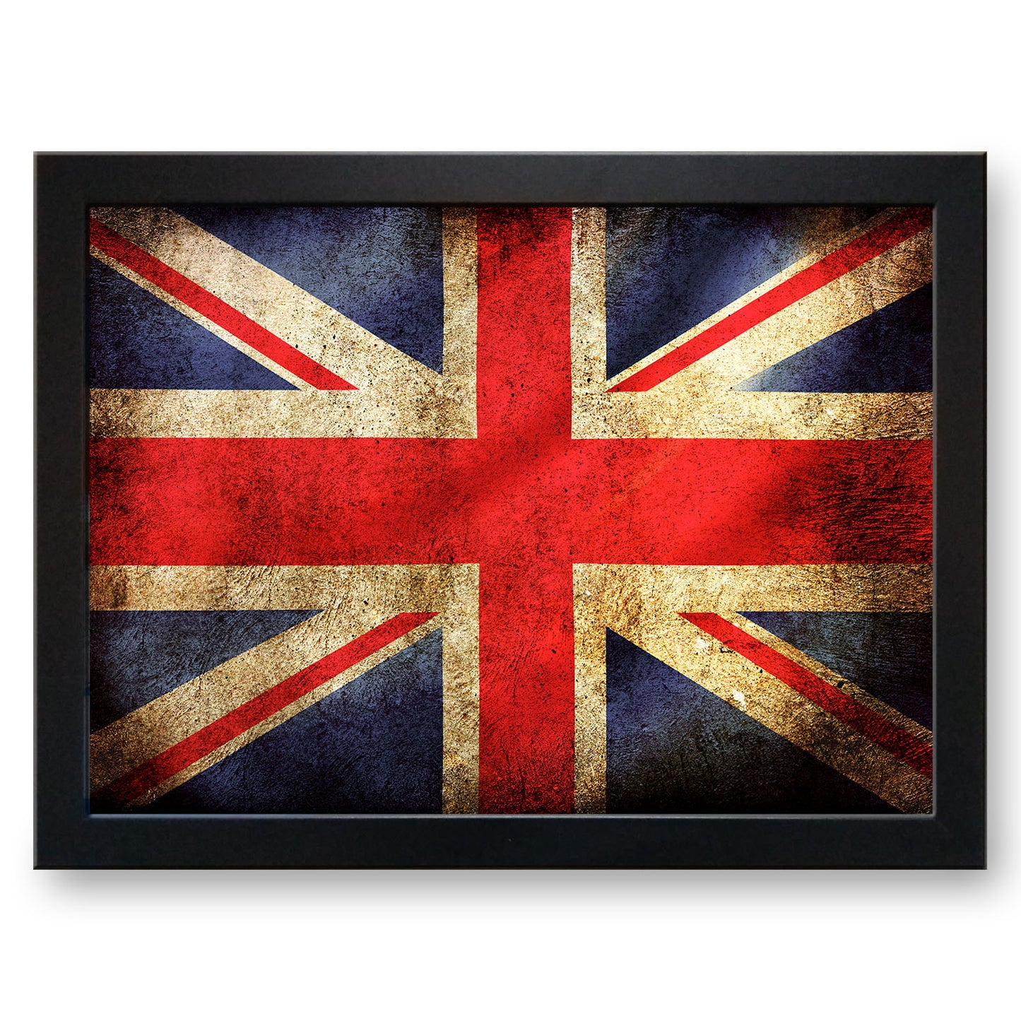 Union Jack (Vintage/Grunge) Flag Cushioned Lap Tray - my personalised lap tray | mooki -