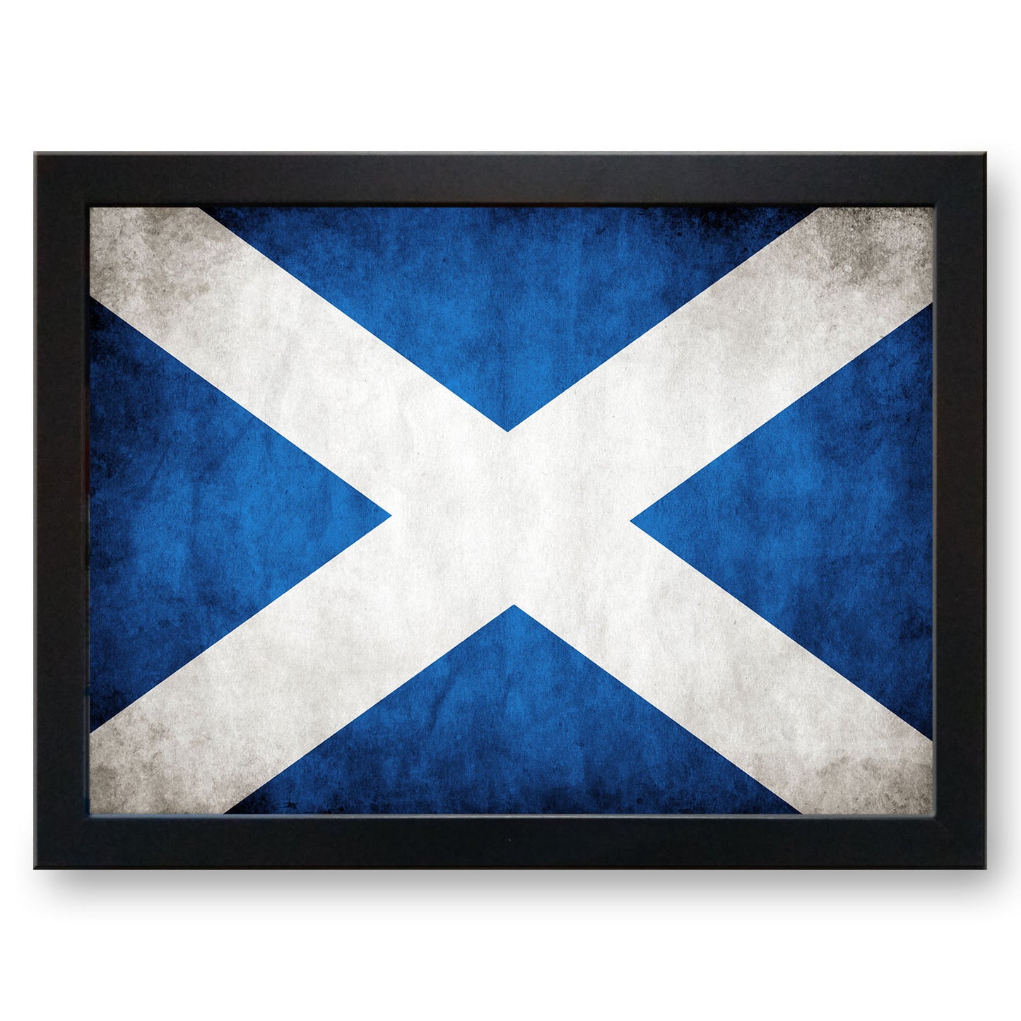 Scotland Saltire St Andrew's Flag (Grunge/Vintage) Cushioned Lap Tray - my personalised lap tray | mooki -