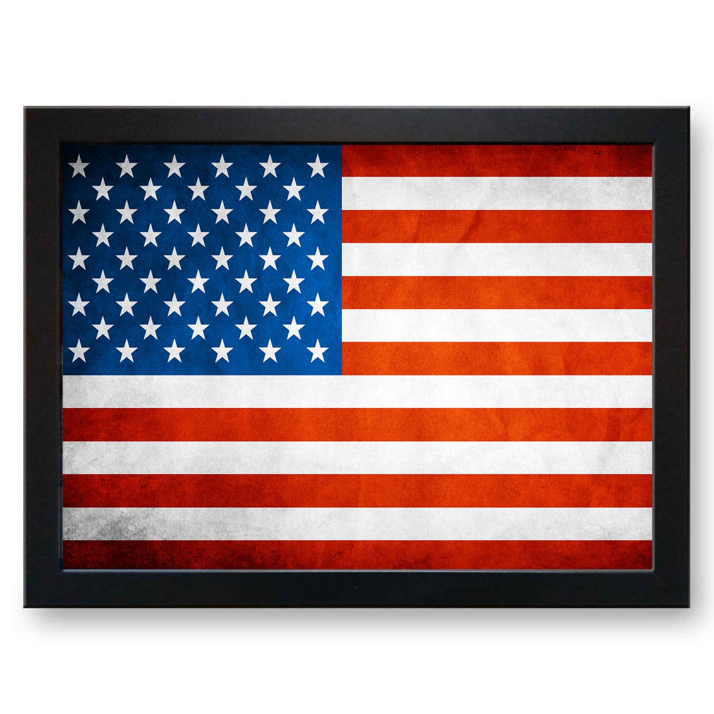 USA Flag (Grunge/Vintage) Cushioned Lap Tray - my personalised lap tray | mooki -