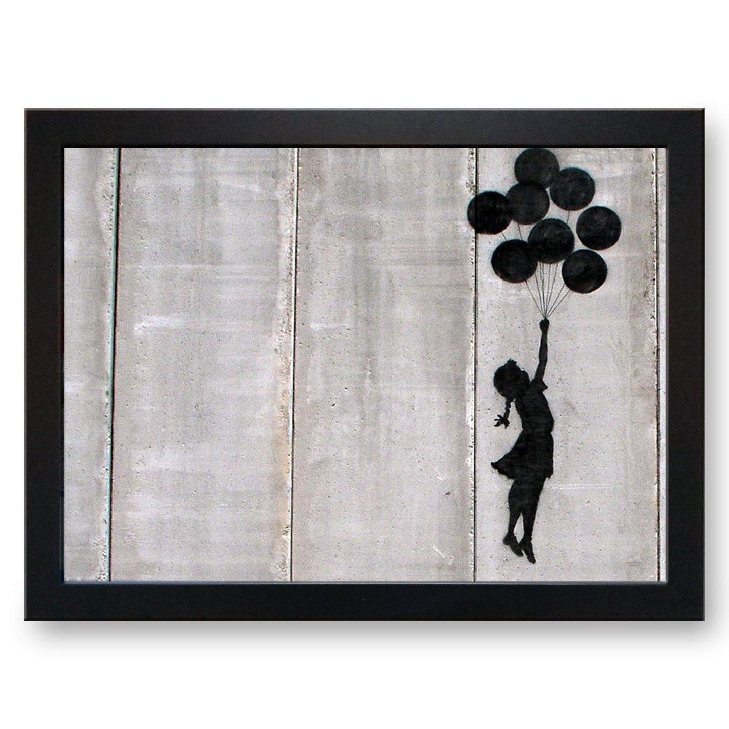 Banksy 'Girl with Balloons' Cushioned Lap Tray - my personalised lap tray | mooki -