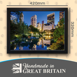 Central Park New York at Night Cushioned Lap Tray