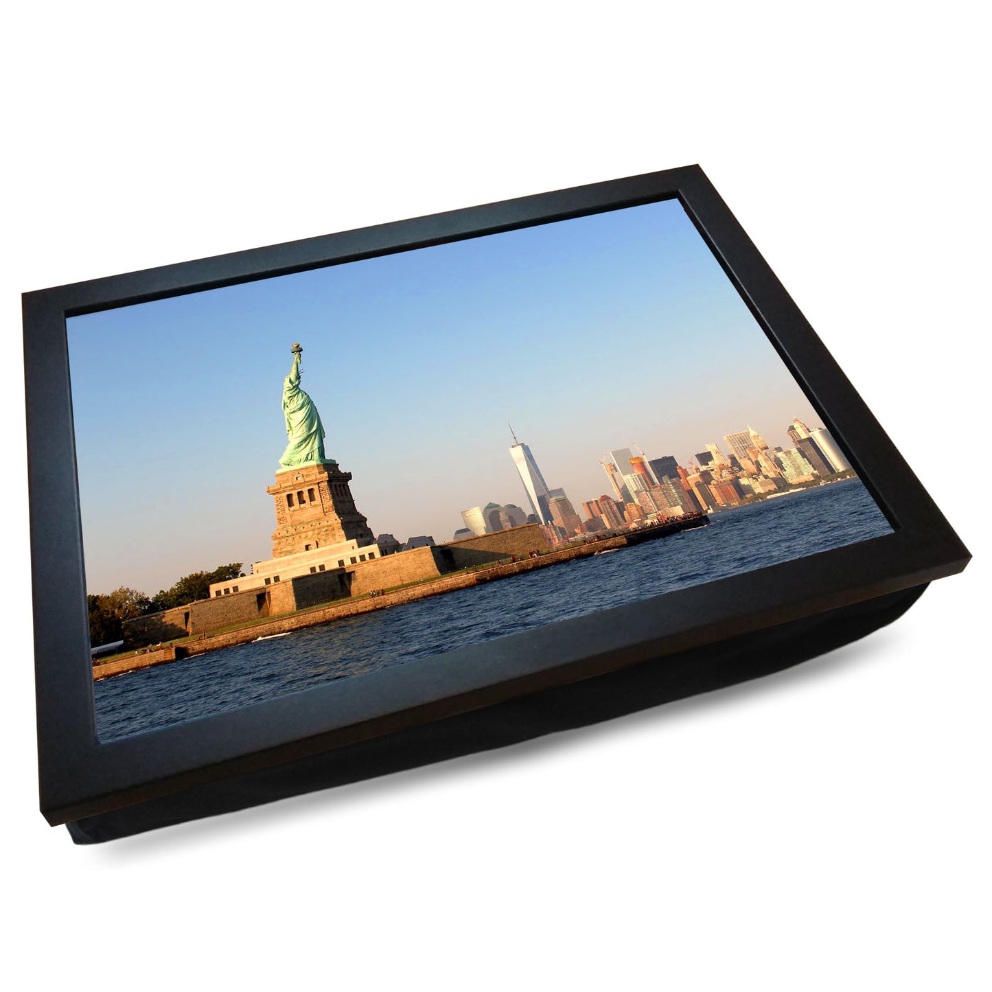 Statue of Liberty New York Cushioned Lap Tray - my personalised lap tray | mooki -