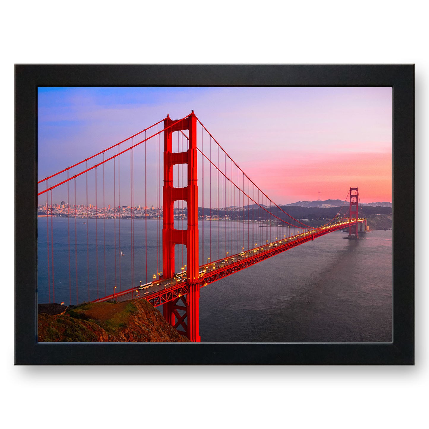 Golden Gate Bridge San Francisco Cushioned Lap Tray - my personalised lap tray | mooki -