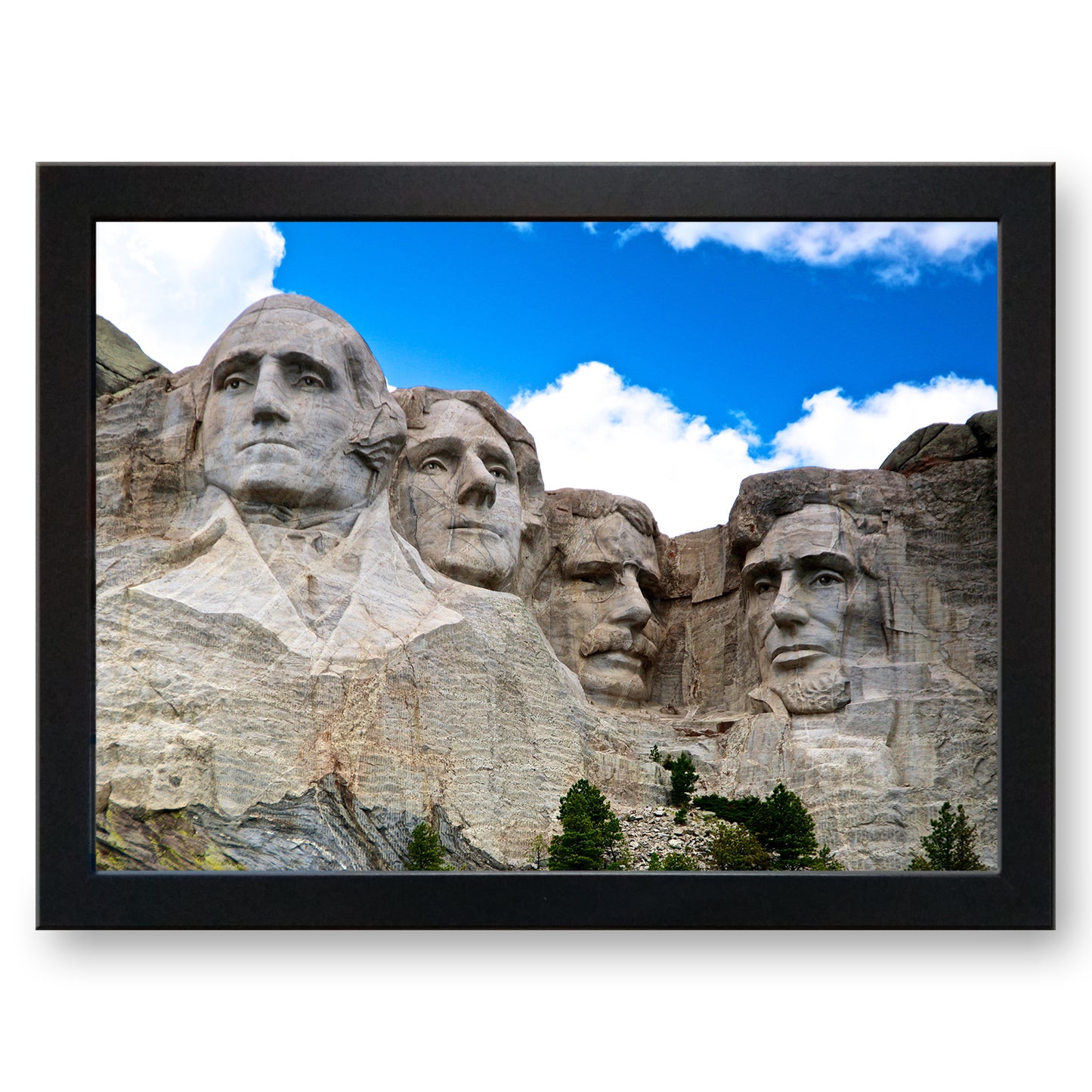 Mount Rushmore Cushioned Lap Tray - my personalised lap tray | mooki -