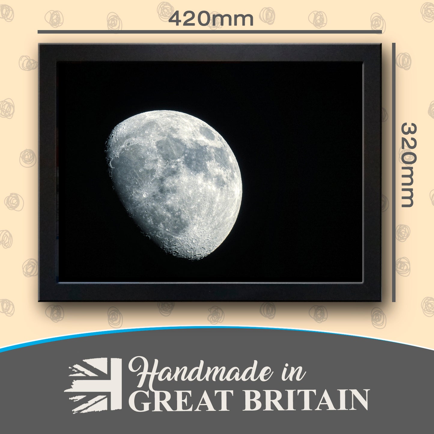 Moon Cushioned Lap Tray