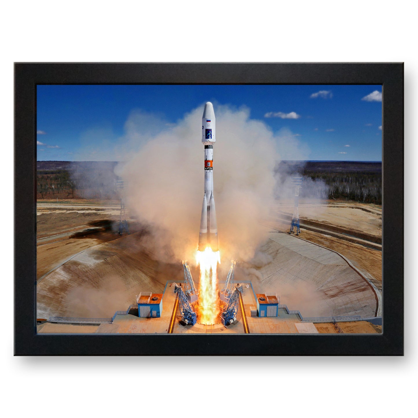 Soyuz Rocket Launch Cushioned Lap Tray - my personalised lap tray | mooki -