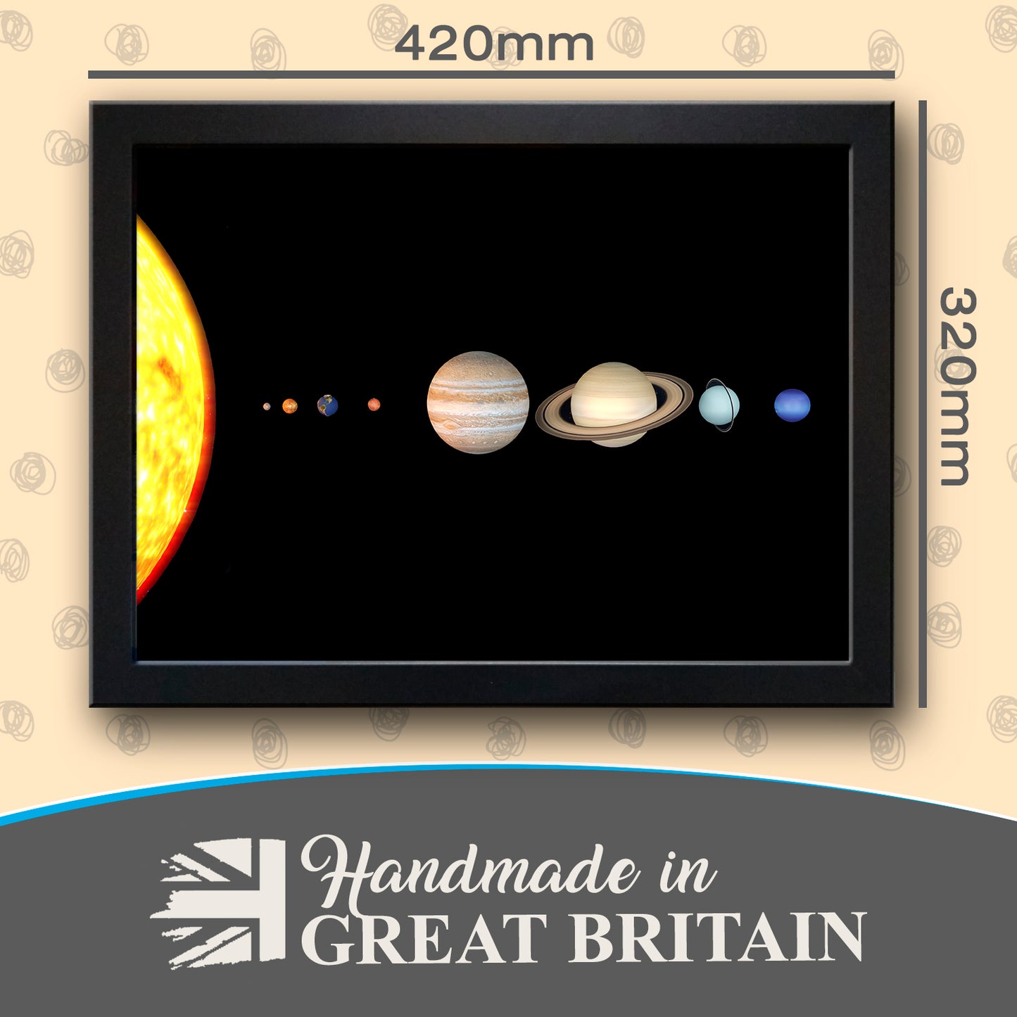 Solar System Cushioned Lap Tray