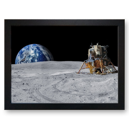 Earthrise on the Moon Cushioned Lap Tray - my personalised lap tray | mooki -