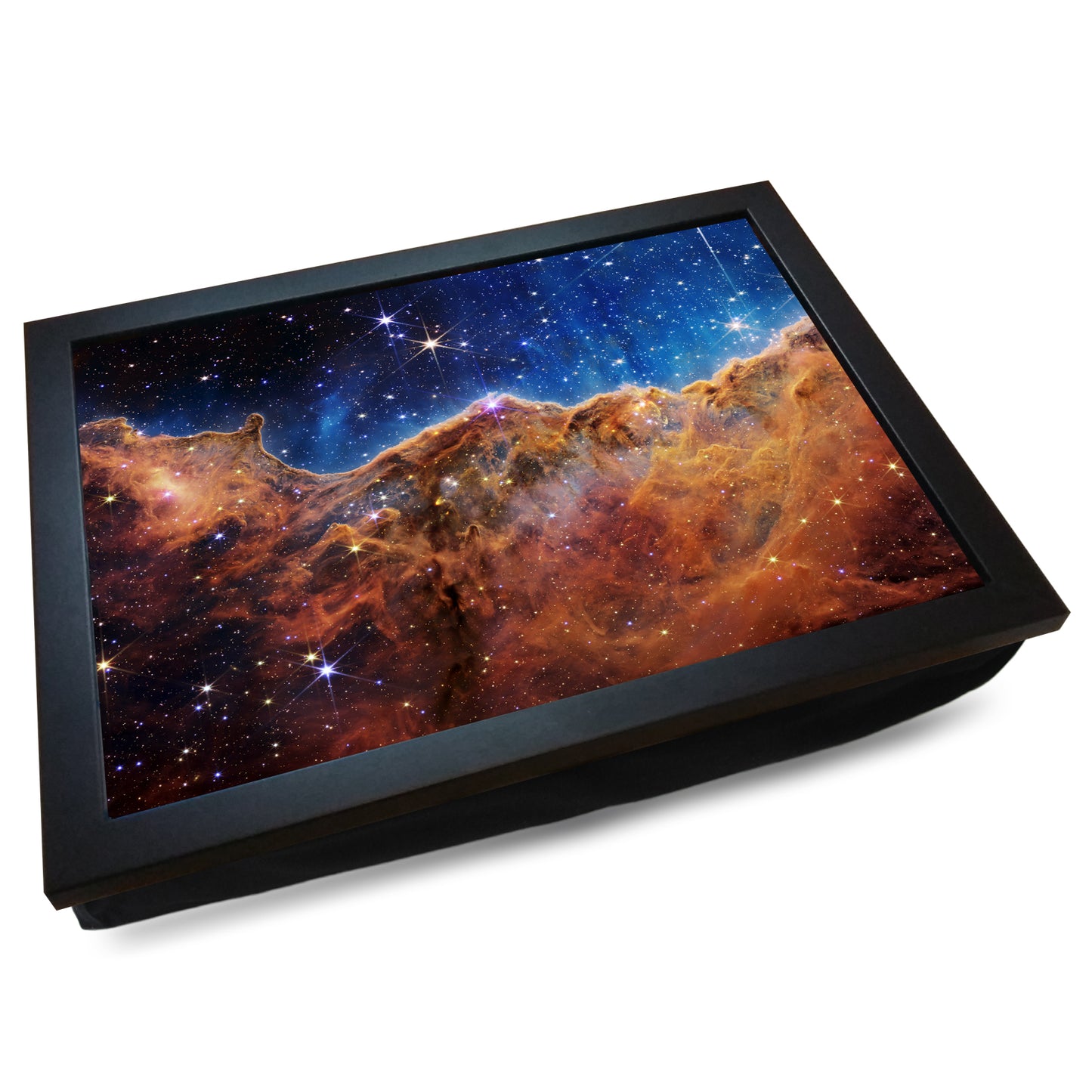 The Cosmic Cliffis in the Carina Nebula (James Webb) Cushioned Lap Tray