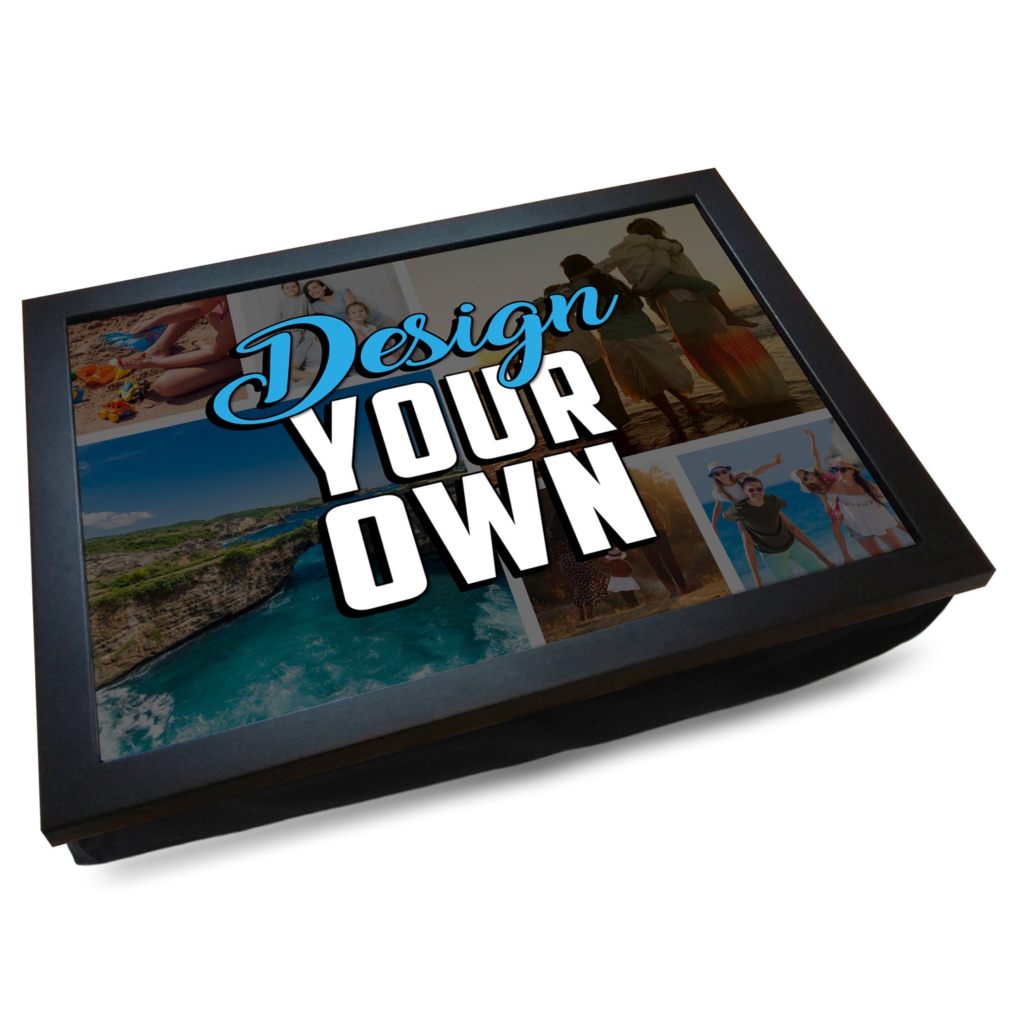 Design-Your-Own Personalised Photo Collage Lap Tray