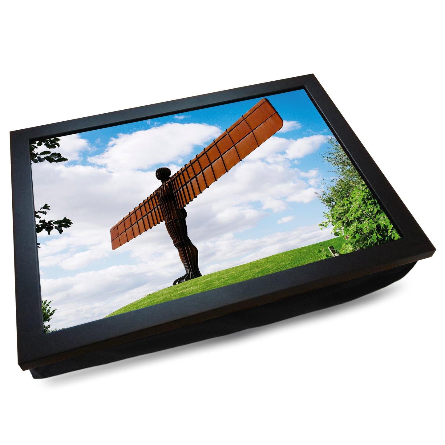 Angel of the North Cushioned Lap Tray - my personalised lap tray | mooki -
