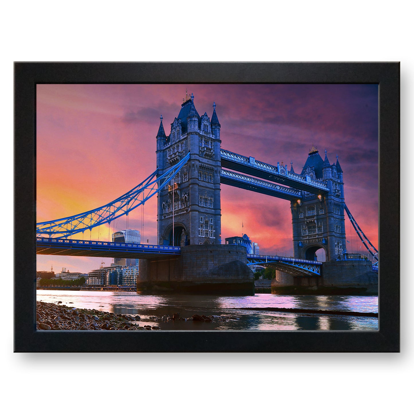 Tower Bridge, London Cushioned Lap Tray - my personalised lap tray | mooki -
