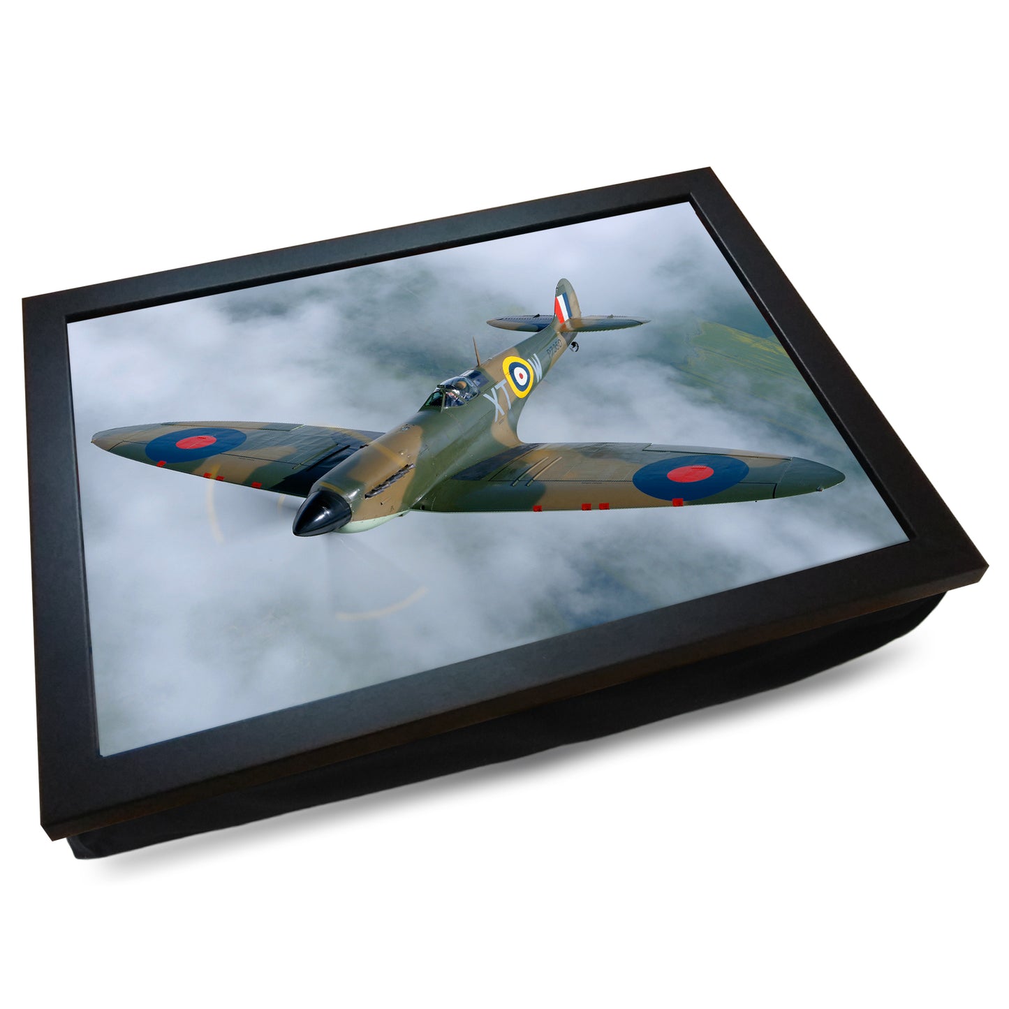 Supermarine Spitfire Cushioned Lap Tray - my personalised lap tray | mooki -