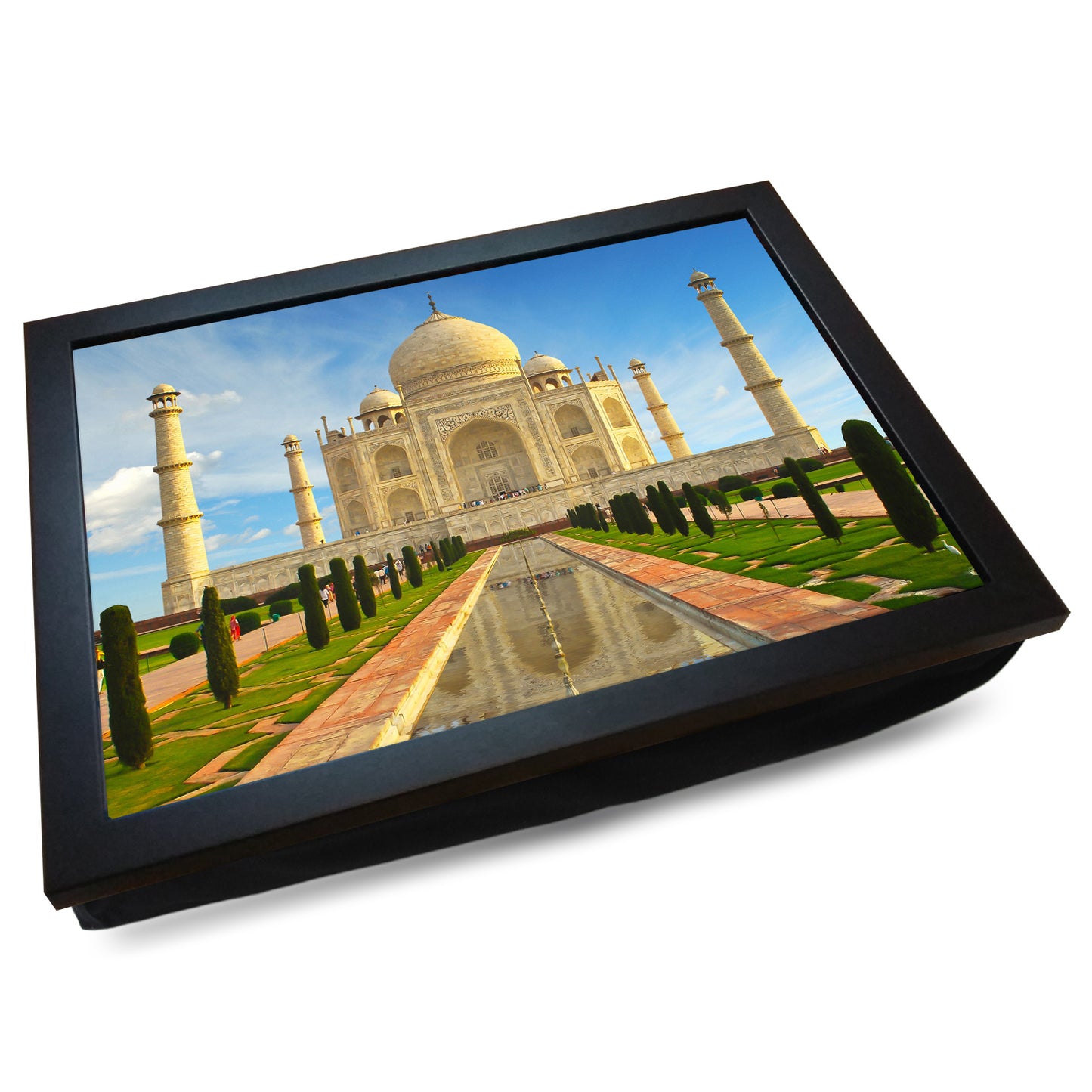 Taj Mahal Cushioned Lap Tray - my personalised lap tray | mooki -