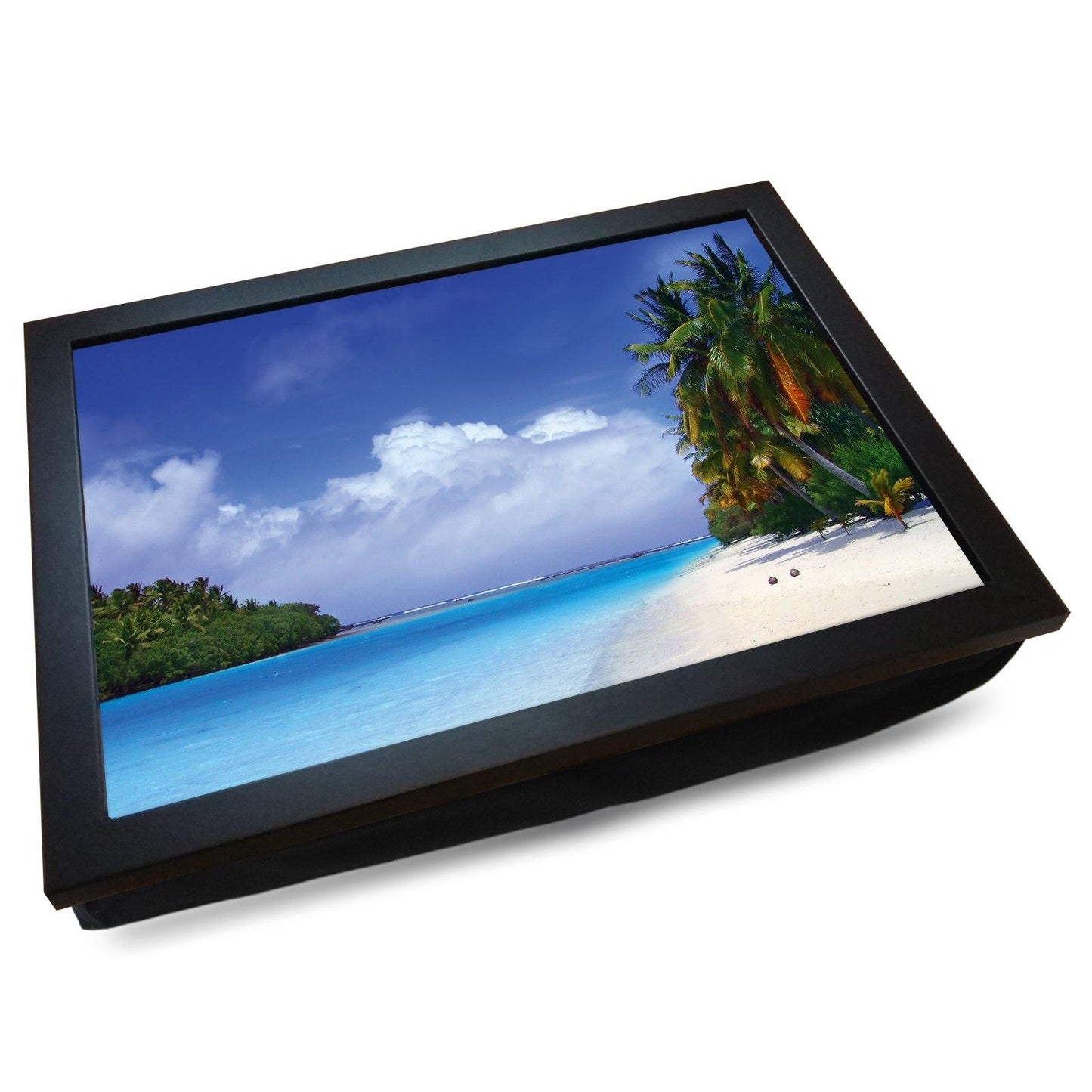 Bali Tropical Beach Cushioned Lap Tray - my personalised lap tray | mooki -
