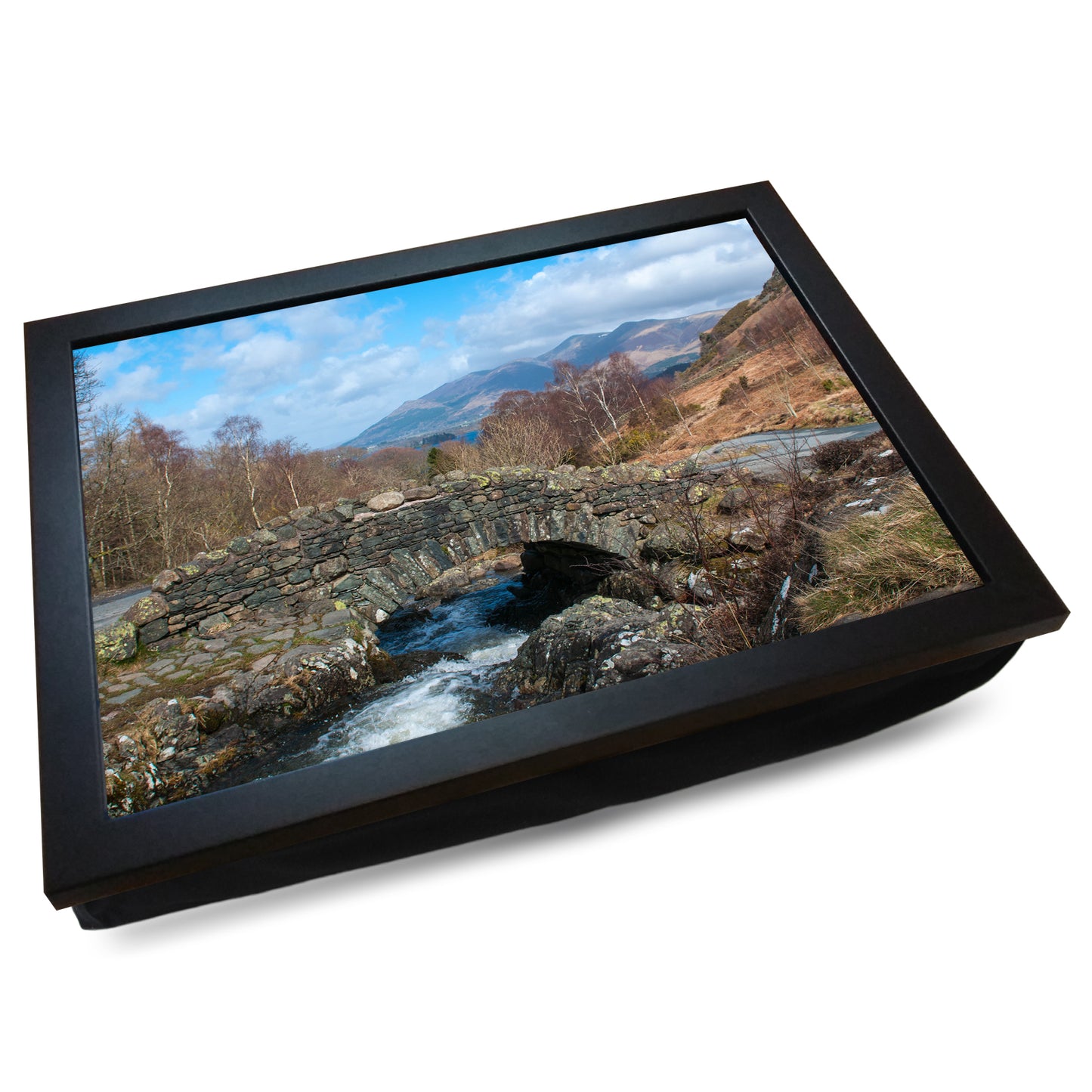 Lake District Stone Bridge Cushioned Lap Tray - my personalised lap tray | mooki -