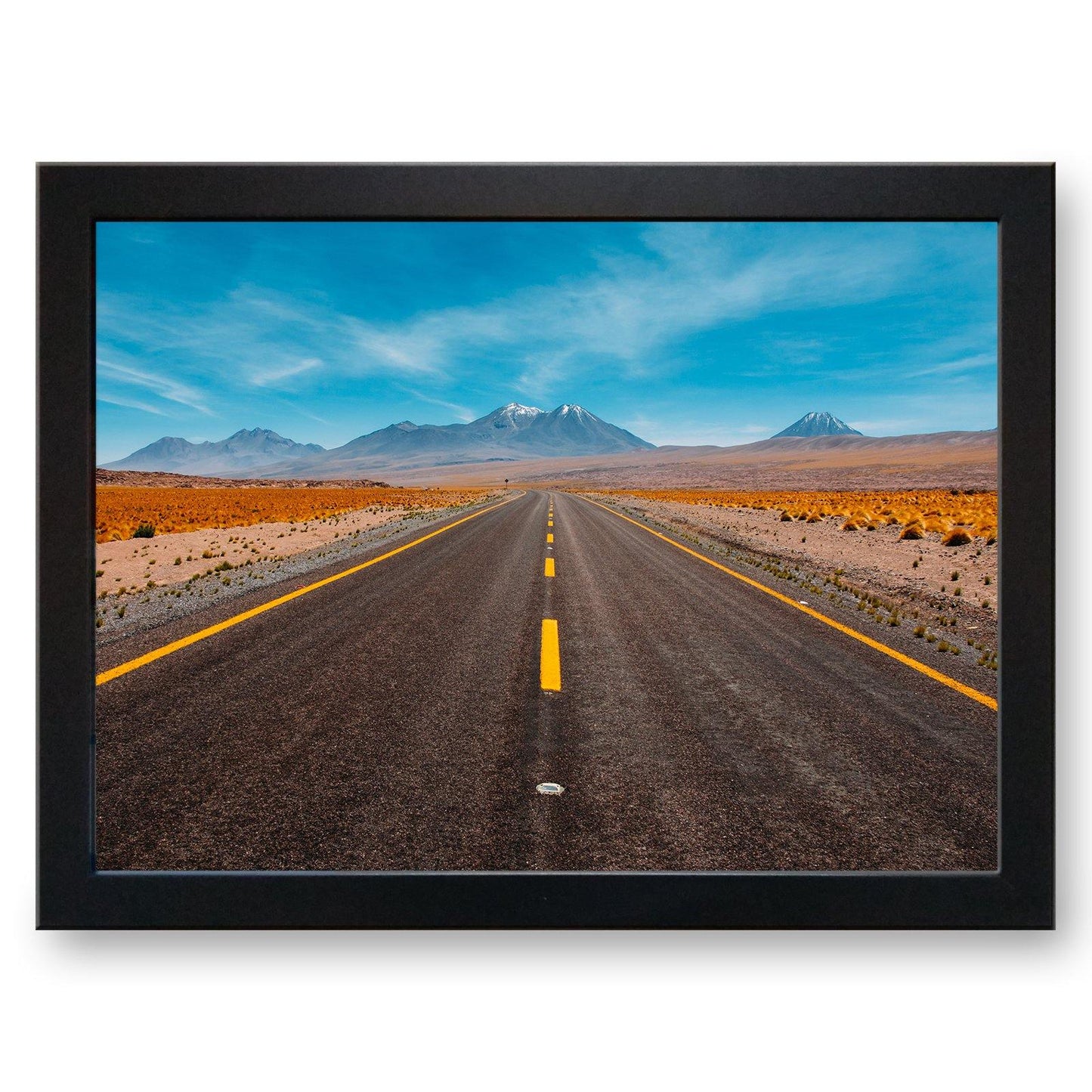 Desert Highway to the Mountains Cushioned Lap Tray - my personalised lap tray | mooki -