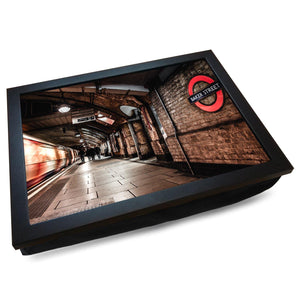 Baker Street Underground Station London Cushioned Lap Tray - my personalised lap tray | mooki -