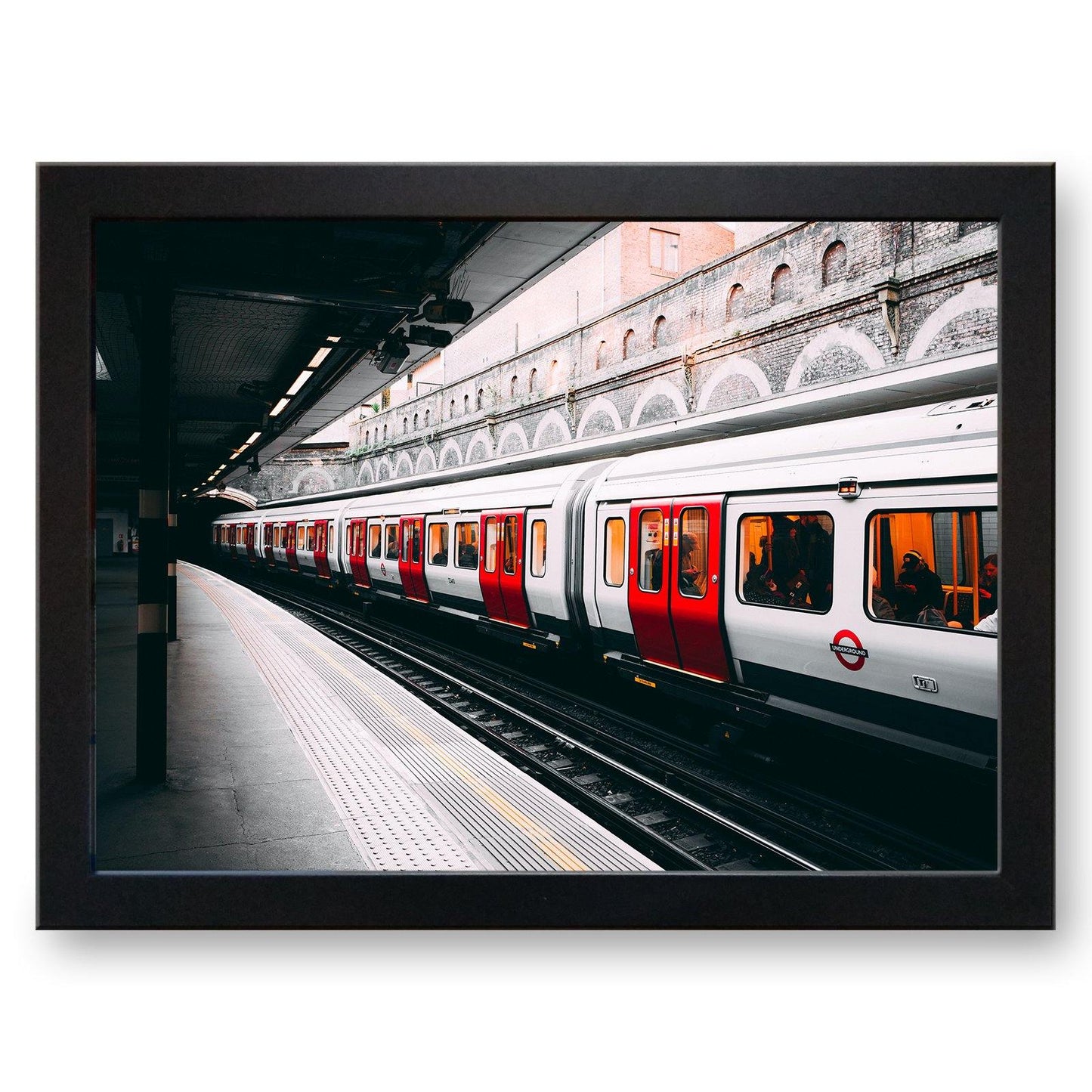 London Underground Tube Train Cushioned Lap Tray - my personalised lap tray | mooki -