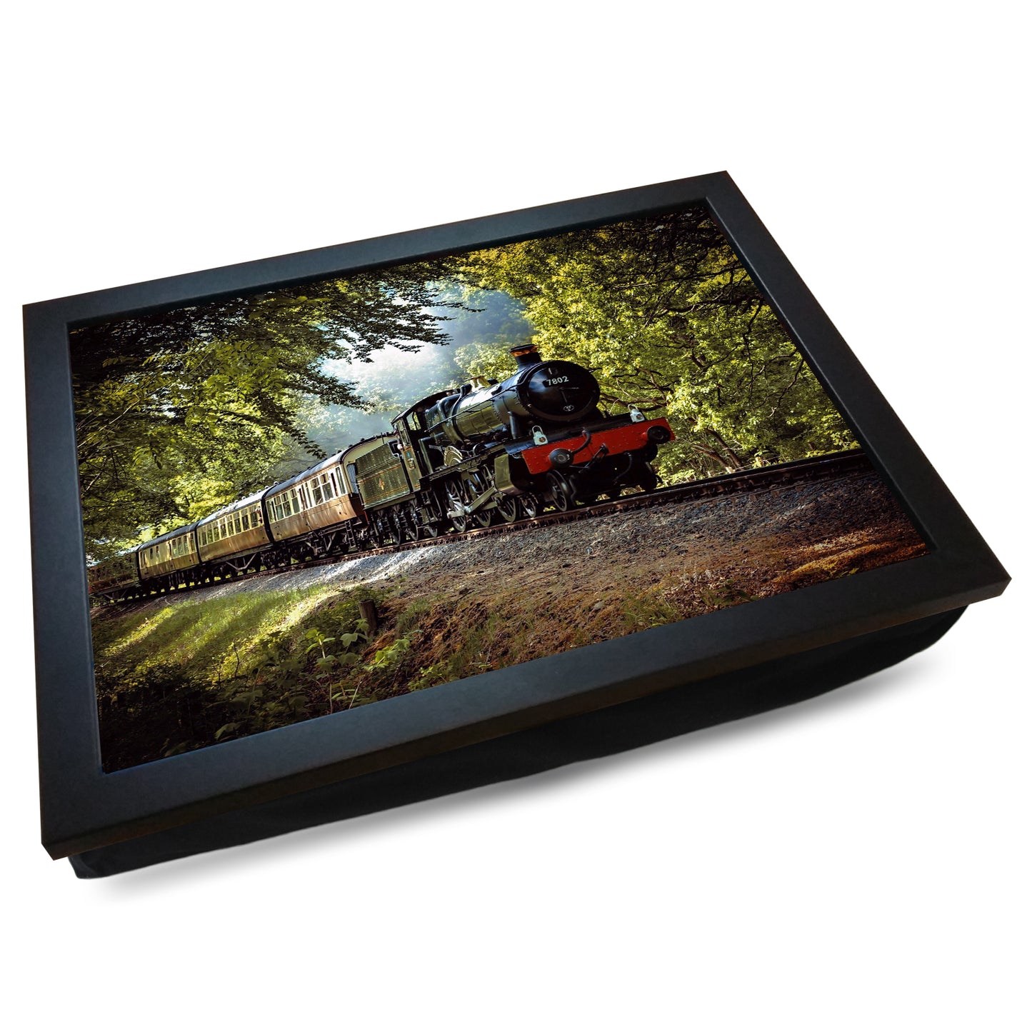 GWR Great Western Railway Manor Class Steam Train Cushioned Lap Tray