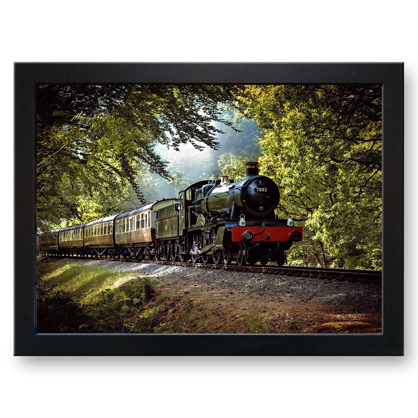 GWR Great Western Railway Manor Class Steam Train Cushioned Lap Tray