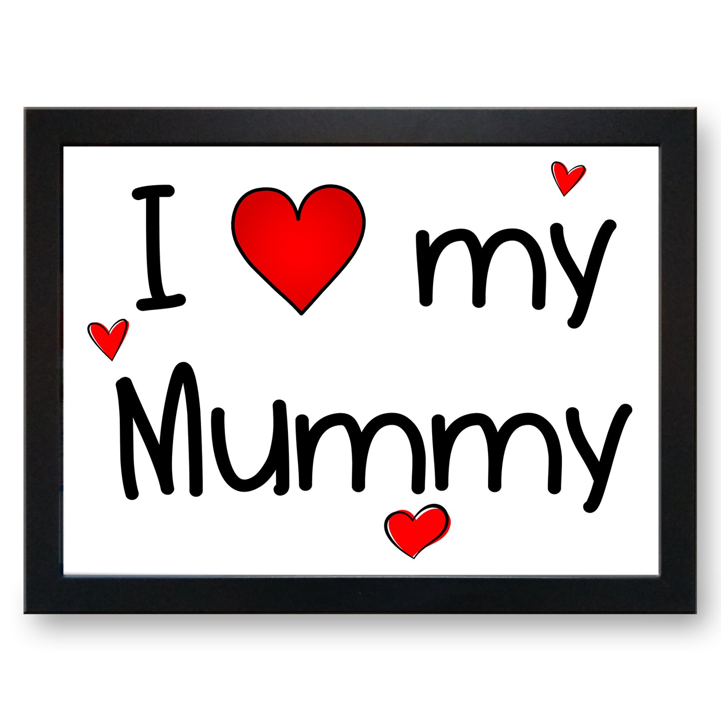 I (Love Heart) My Mummy Cushioned Lap Tray