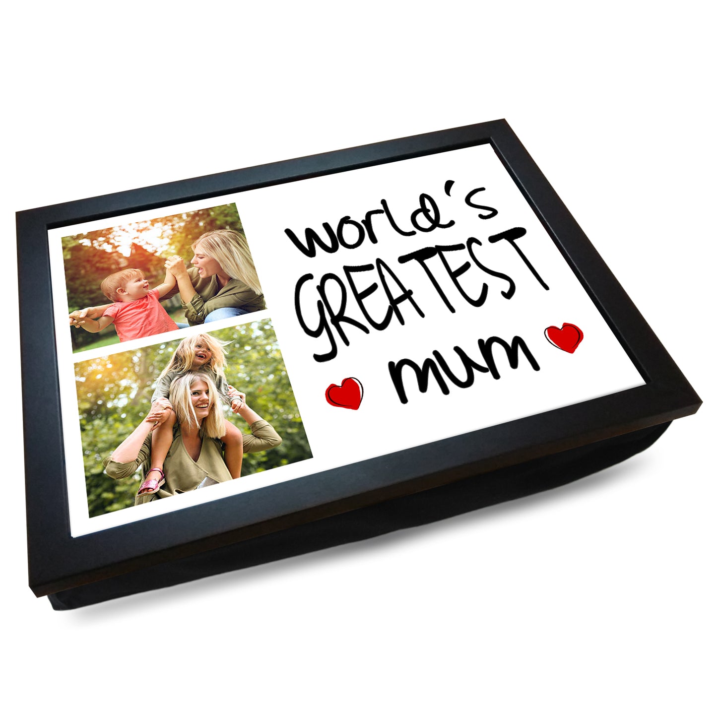 World's Greatest Mum Personalised Photo Collage Lap Tray