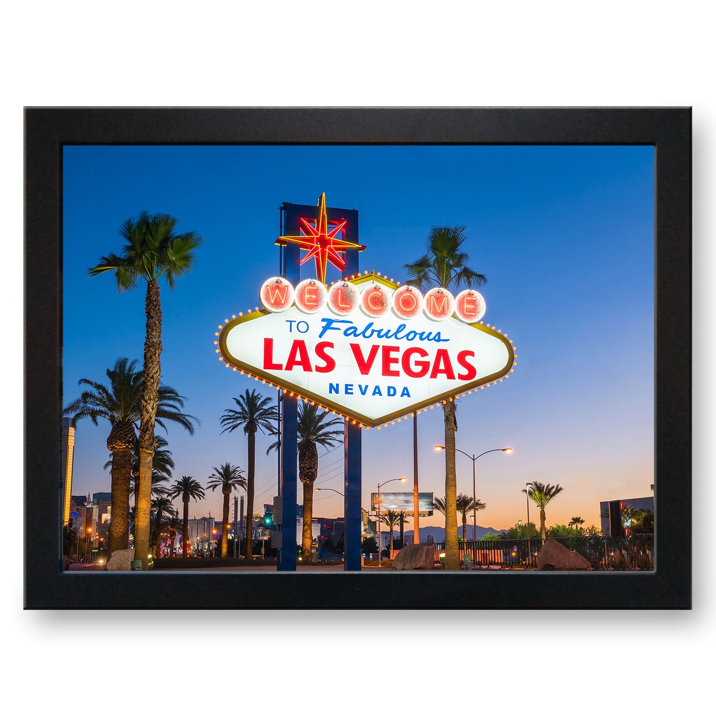 'Welcome to Las Vegas' Sign Cushioned Lap Tray