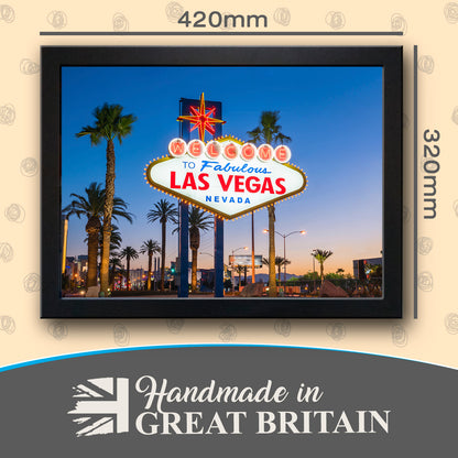 'Welcome to Las Vegas' Sign Cushioned Lap Tray