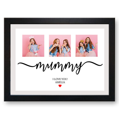 'Mummy I Love You!' Personalised Photo Collage Lap Tray