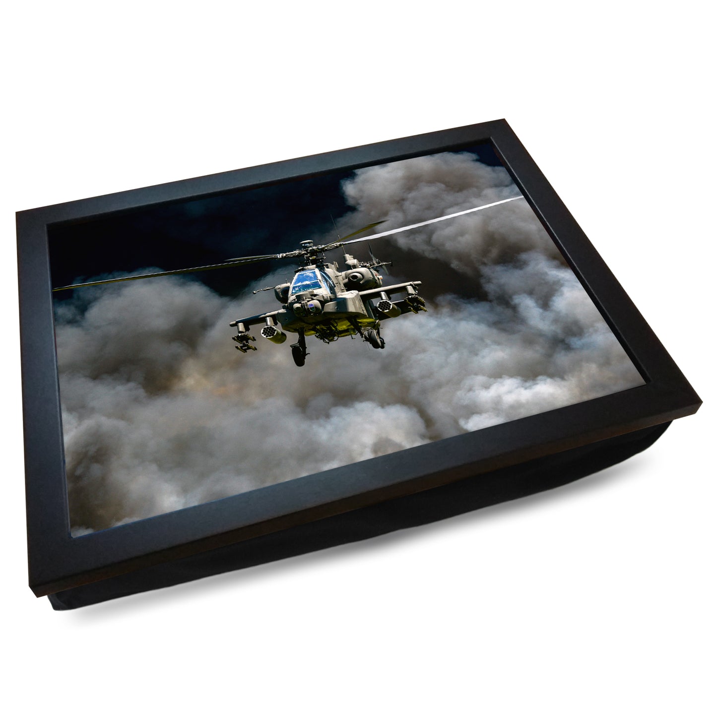 Boeing AH-64 Apache Attack Helicopter Gunship Cushioned Lap Tray