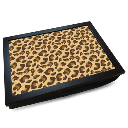 Leopard Spots Animal Print Cushioned Lap Tray