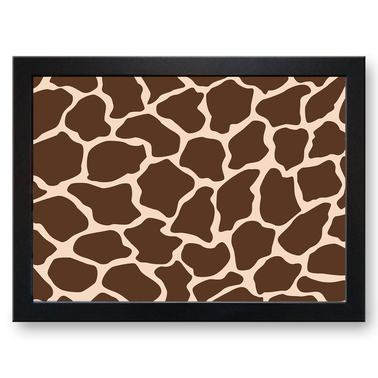 Giraffe Skin Animal Print Cushioned Lap Tray