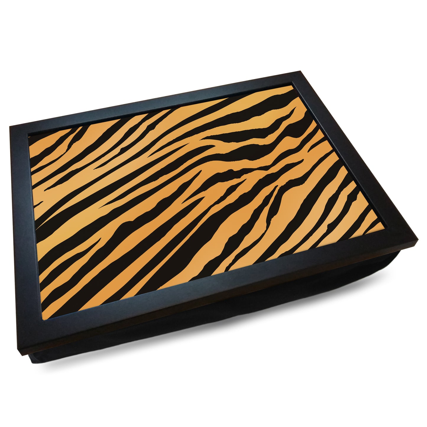 Tiger Stripes Animal Print Cushioned Lap Tray