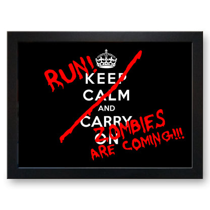 'RUN! Zombies are Coming!' Cushioned Lap Tray