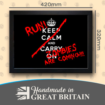 'RUN! Zombies are Coming!' Cushioned Lap Tray