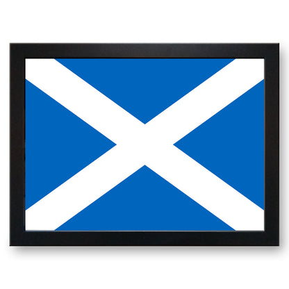 Scotland Saltire St Andrew's Flag Cushioned Lap Tray - my personalised lap tray | mooki   -   
