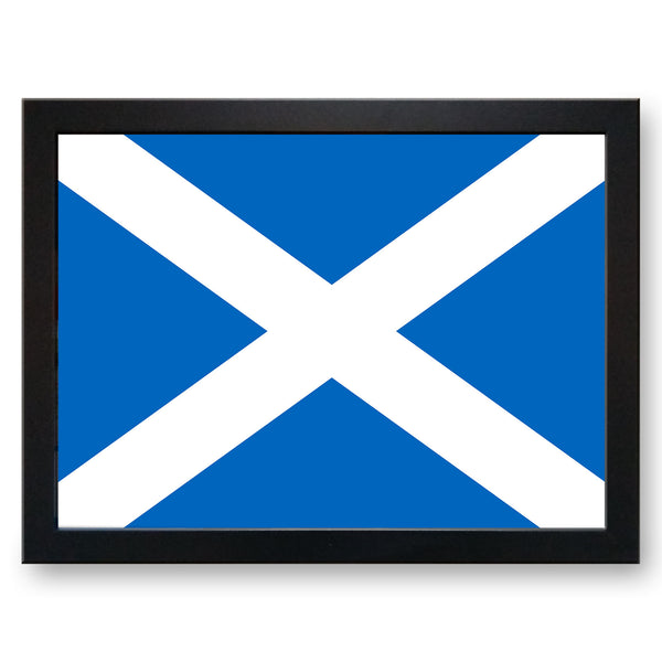 Load image into Gallery viewer, Scotland Saltire St Andrew&#39;s Flag Cushioned Lap Tray - my personalised lap tray | mooki   -   
