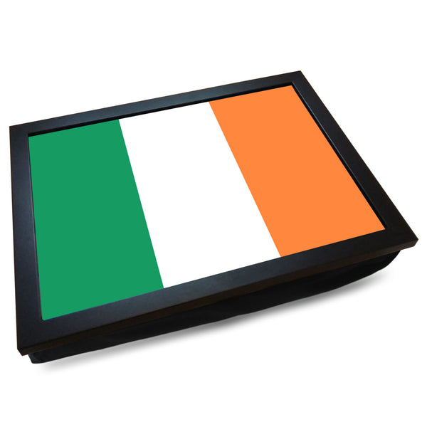 Load image into Gallery viewer, Republic of Ireland EIRE Flag Cushioned Lap Tray - my personalised lap tray | mooki   -   
