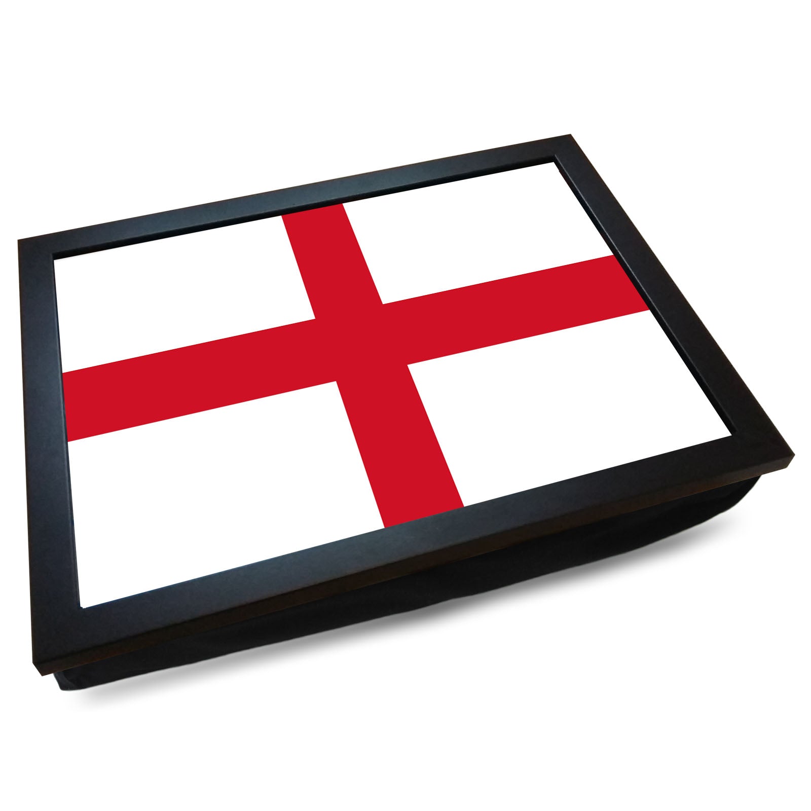 England St George's Flag Cushioned Lap Tray - my personalised lap tray | mooki   -   