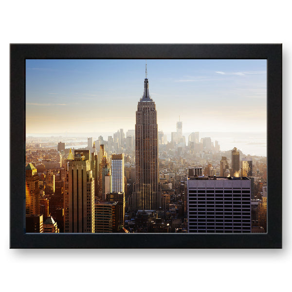 Load image into Gallery viewer, Empire State Building Manhattan New York Cushioned Lap Tray - my personalised lap tray | mooki   -   
