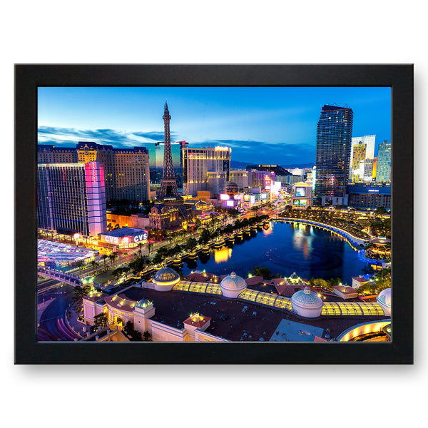 Load image into Gallery viewer, Las Vegas Casino Strip Cushioned Lap Tray - my personalised lap tray | mooki   -   
