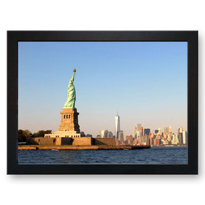 Statue of Liberty New York Cushioned Lap Tray - my personalised lap tray | mooki   -   
