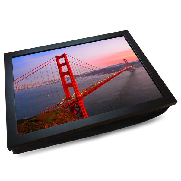 Load image into Gallery viewer, Golden Gate Bridge San Francisco Cushioned Lap Tray - my personalised lap tray | mooki   -   
