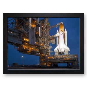 Space Shuttle on Launchpad Cushioned Lap Tray - my personalised lap tray | mooki   -   