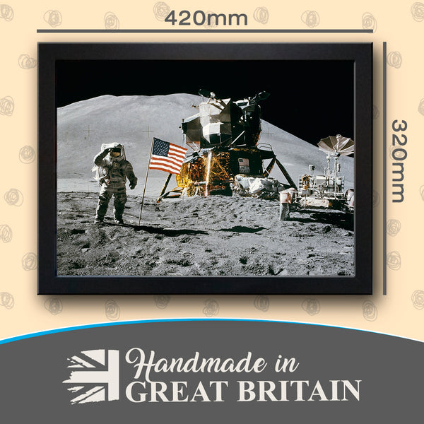 Load image into Gallery viewer, Apollo Moon Landing Cushioned Lap Tray
