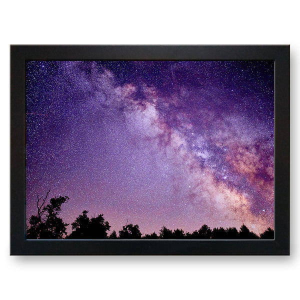 Load image into Gallery viewer, Milky Way in the Night Sky Cushioned Lap Tray - my personalised lap tray | mooki   -   
