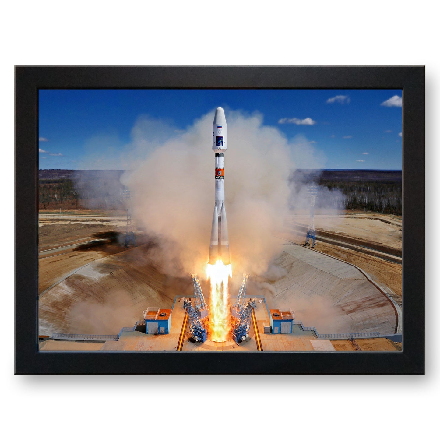 Soyuz Rocket Launch Cushioned Lap Tray - my personalised lap tray | mooki   -   
