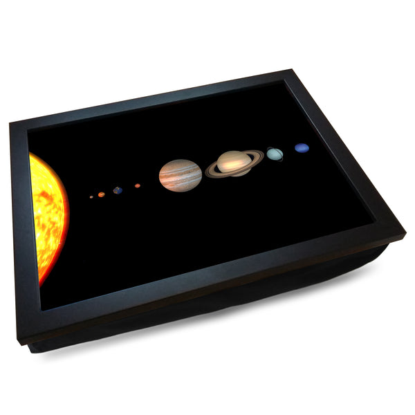 Load image into Gallery viewer, Solar System Cushioned Lap Tray - my personalised lap tray | mooki   -   

